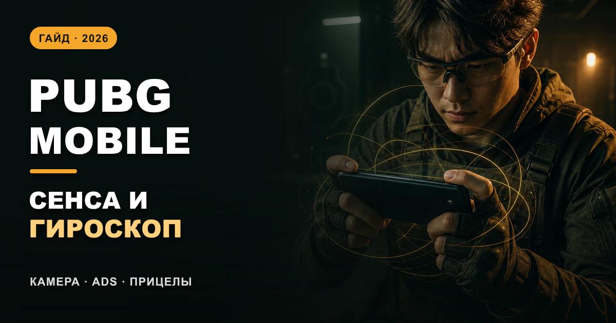 Настройки чувствительности PUBG Mobile в 2026: сенса и гироскоп