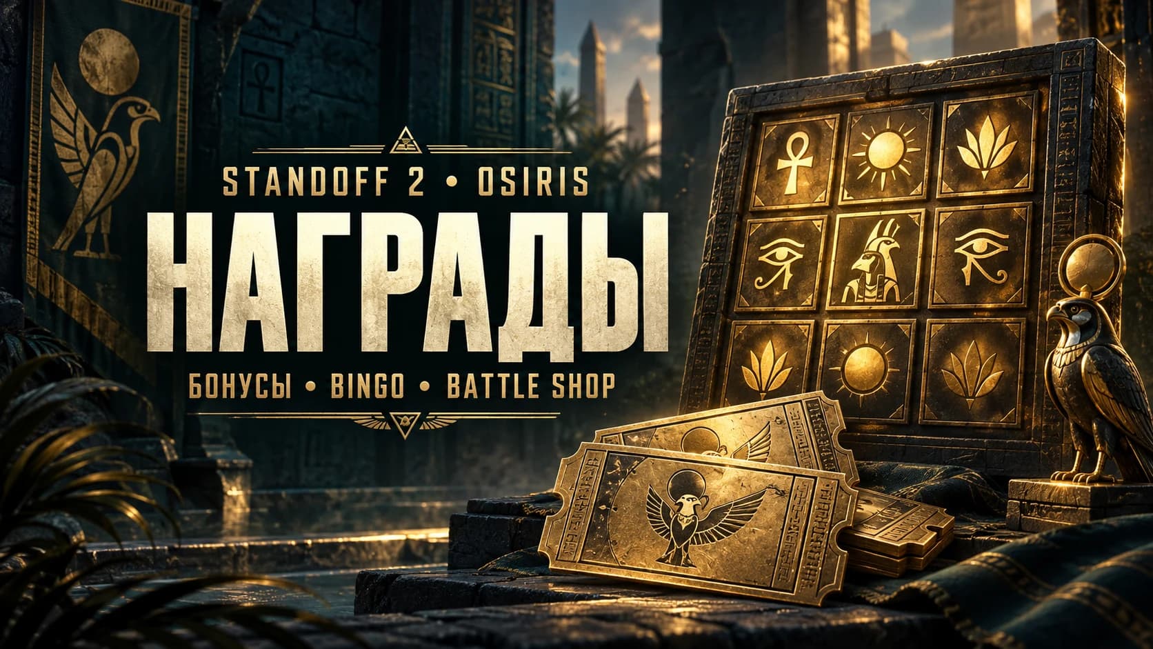 Награды Osiris в Standoff 2: Shield, агенты, Bingo и Battle Shop